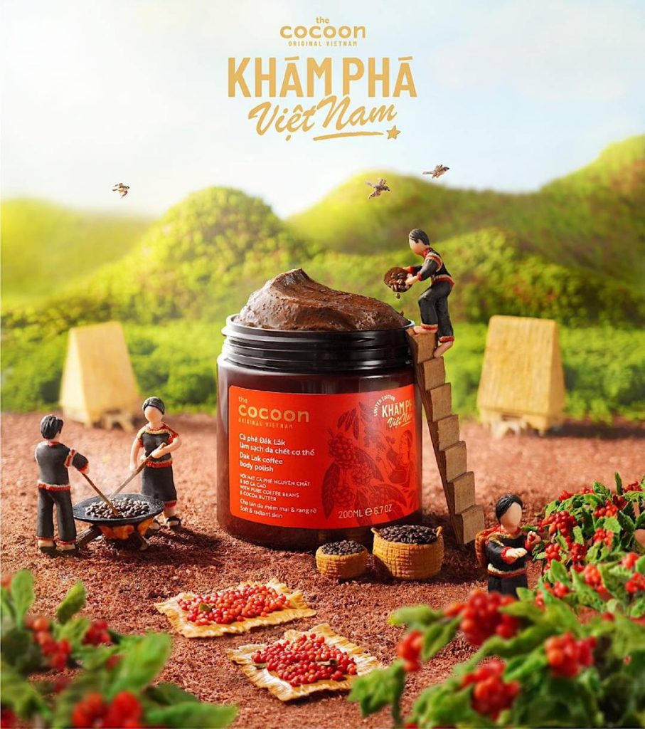 Đánh giá sản phẩm Cà phê Đắk Lắk làm sạch da chết COCOON 200ml (Dak lak coffee body polish)