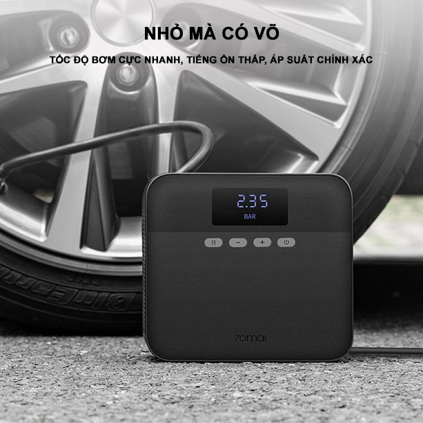 Bơm lốp ô tô Xiaomi 70mai Air Compressor Lite điện tử tự ngắt chính hãng. |  Shopee Việt Nam