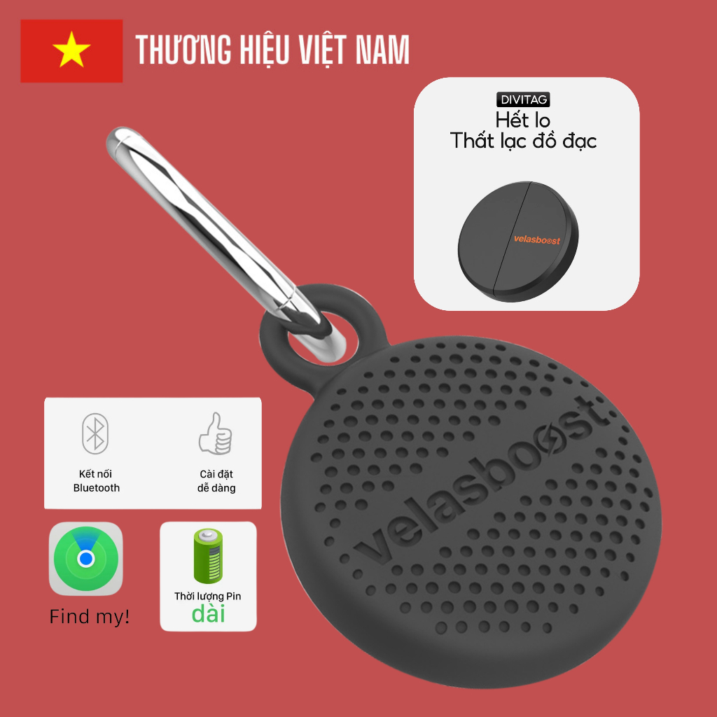 Thiết Bị Định Vị Thông Minh Divitag by Velasboost, Sử Dùng Cho Xe Cộ, Chìa  Khóa, Thú Cưng | Shopee Việt Nam