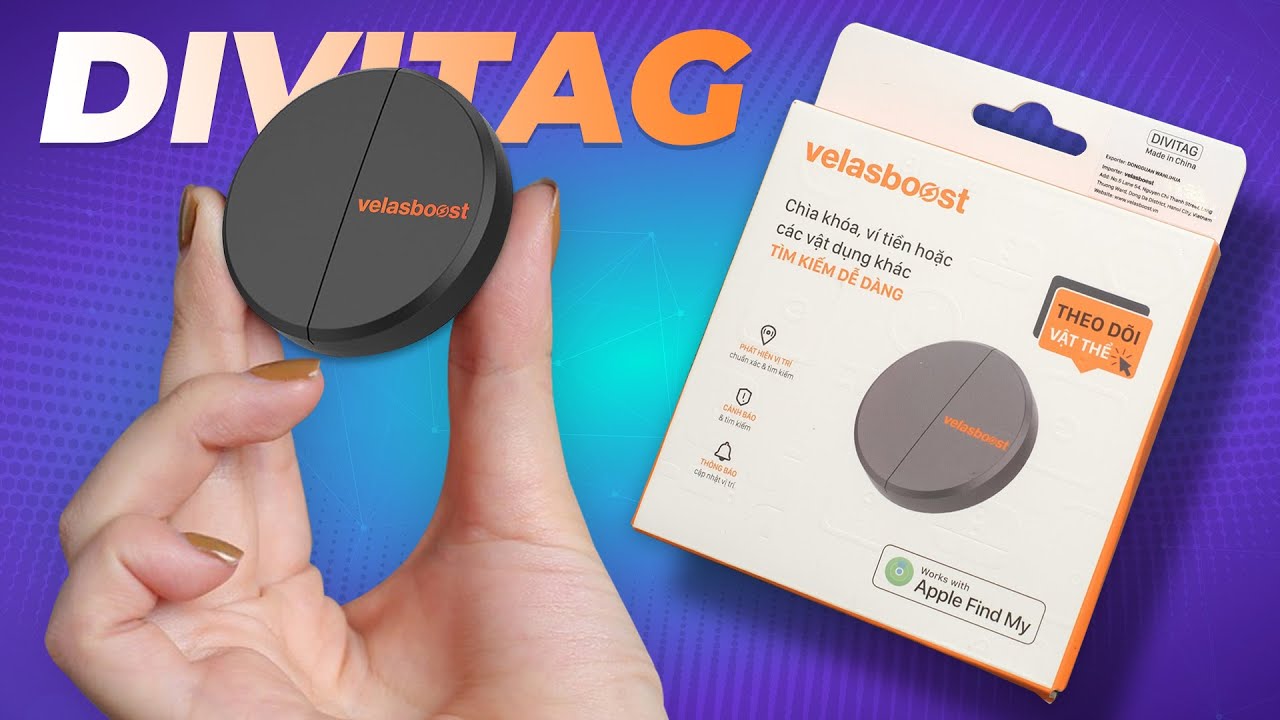 Vinh Xô | Divitag Velasboost: ngon như AirTag của Apple, dùng cả Android và  iOS mà giá rẻ hơn 1/2 - YouTube
